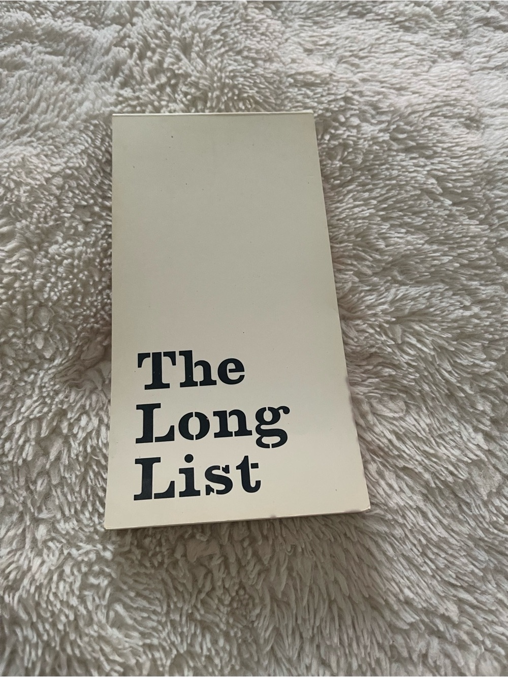 kate spade The Long List Memo Pad
